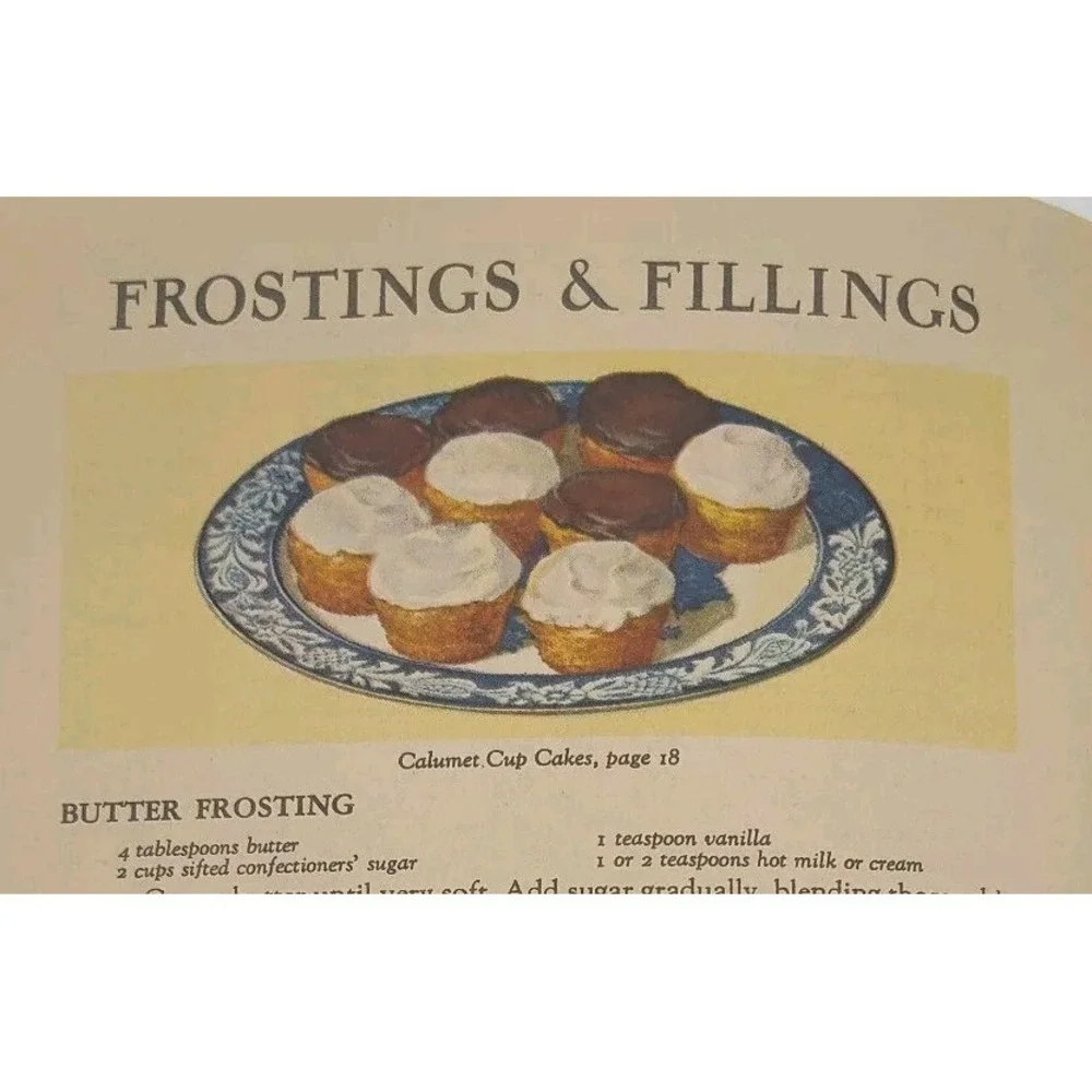 1930 Recipes Cookbook THE CALUMET BAKING BOOK New Edition SEE‎ PICS